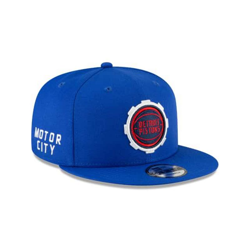 NBA Detroit Pistons City Edition Alt 59Fifty Fitted (UIG8471) - Blue New Era Caps